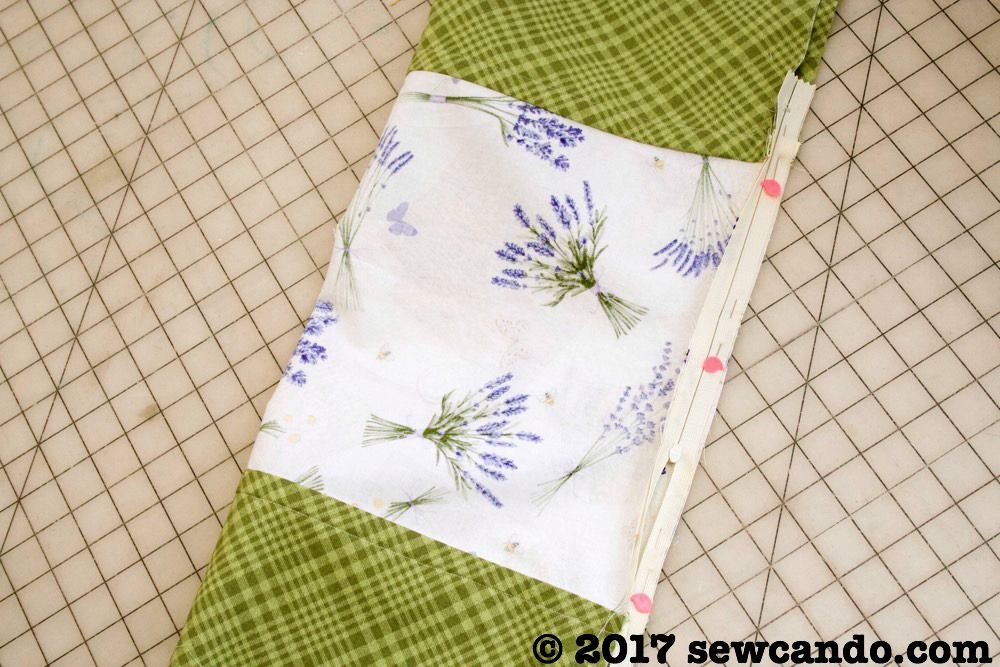 Sew Can Do Mother's Day Lavender Garden Neck Roll Pillow Tutorial
